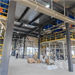 洗剤粉体混合機械製造ライン